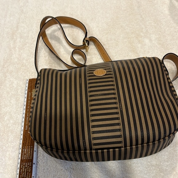 Fendi Striped Canvas Hobo - Picture 9 of 10